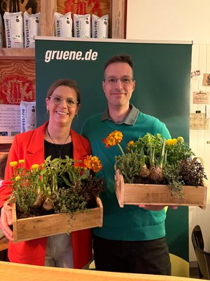 Dr. Sandra Huber und André Wermescher